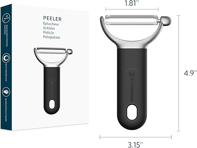 KITCHENDAO Swivel Vegetable Potato Peeler - Image 7