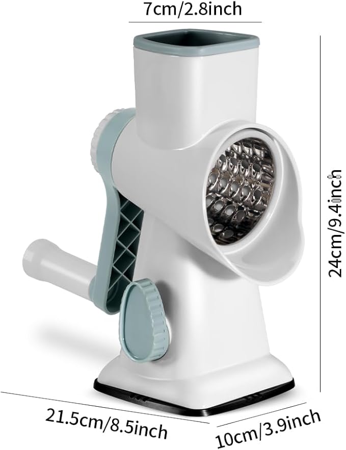 Cheese Grater Hand Crank Rotary Vegetables Shredder - Image 3