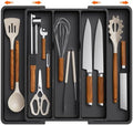 Lifewit Utensil Organizer for Kitchen Drawers, Expandable Utensil Tray