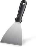 Griddle Scraper，Stainless Steel Grill Scraper, Slant Edge Metal Spatula by Unknown