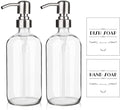 ARKTEK Refillable Soap Dispenser - 17 Oz Clear Glass Bottle by ARKTEK