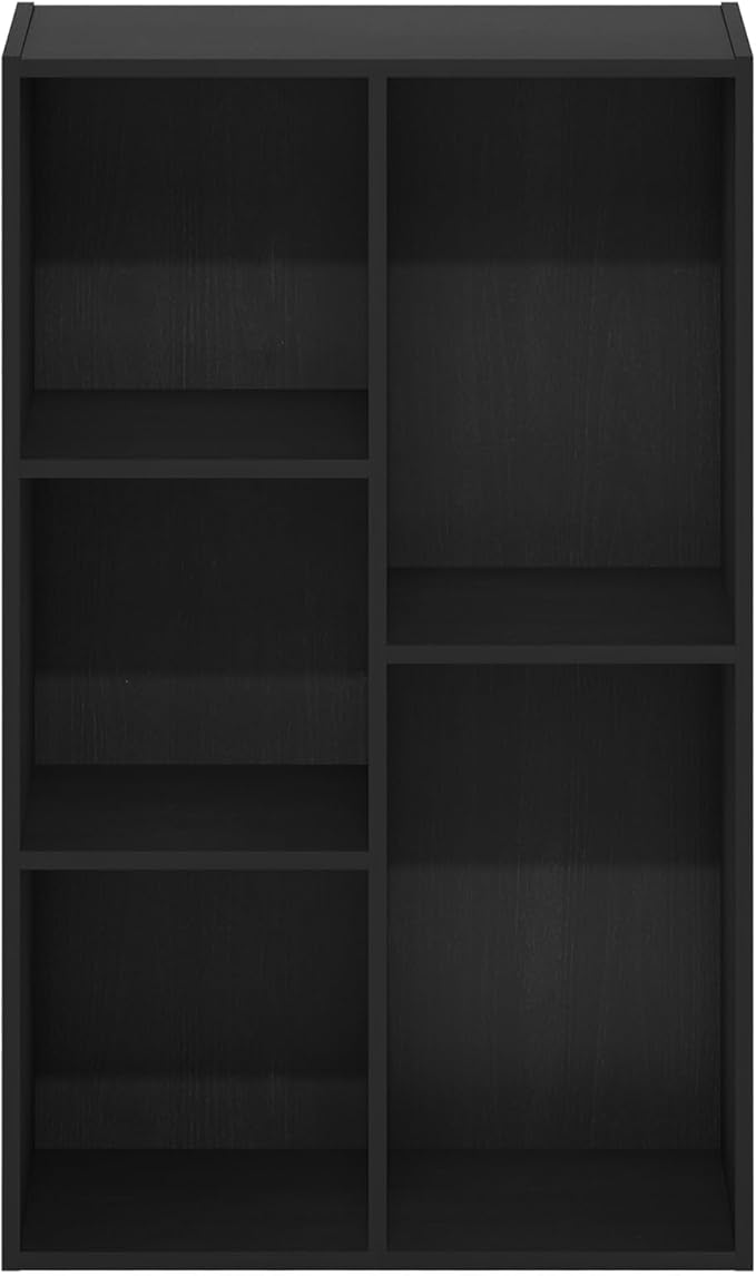 Furinno LUDER Book Shelf, 5-Cube Bookshelf, Reversible Bookcase, 9.4 x 19.5 x - Image 7