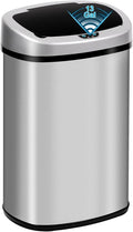 Bigacc Kitchen Trash Can | Stainless Steel 13 Gallon Trash Can | 50L Touch Free by Bigacc