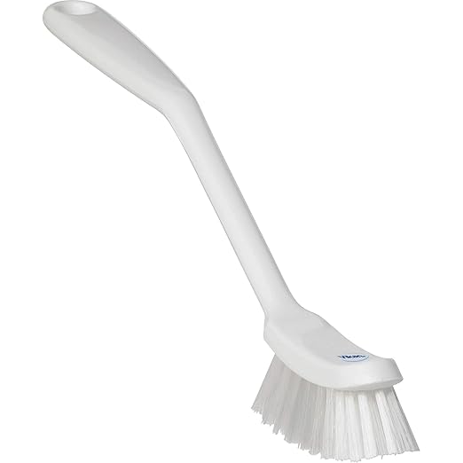 Vikan - Fine Dish Brush - Heavy-Duty, Slip-Resistant Cleaning Brush, by Vikan