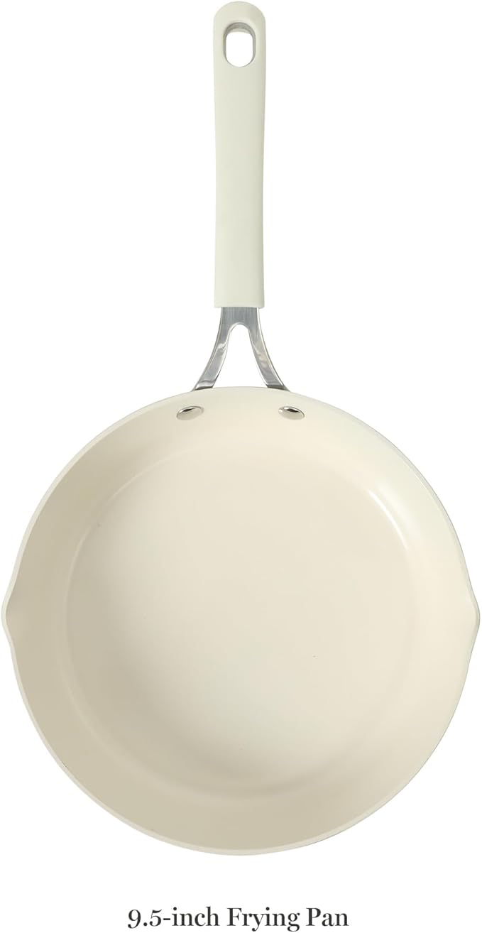Martha Stewart Heathland 9.5 Inch Aluminum Cookware Non-Toxic Premium Ceramic - Image 3