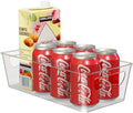 Simple Houseware Clear Fridge Organizer Bin Storage (12"x6"x3.4")