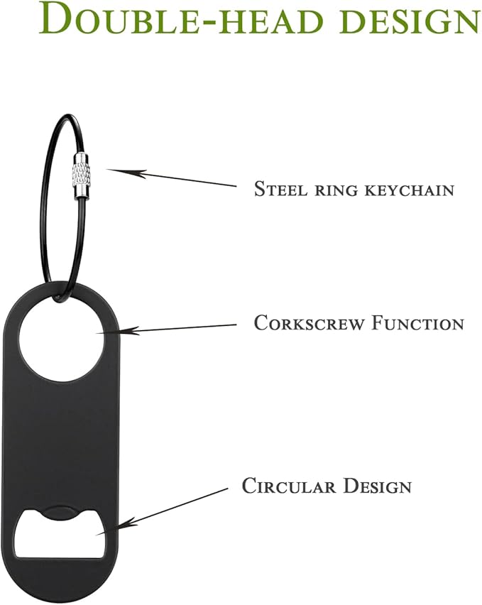 5 PACK Stainless Steel Flat Bottle Opener - Image 3