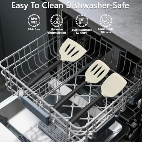 Coukre Silicone Kitchen Cooking Utensils Set, Heat Resistant, 14-Piece