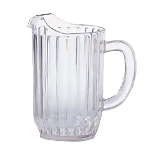 G.E.T. P-3032-1-CL-EC BPA-Free Break-Resistant Restaurant Style Plastic Pitcher - Image 2