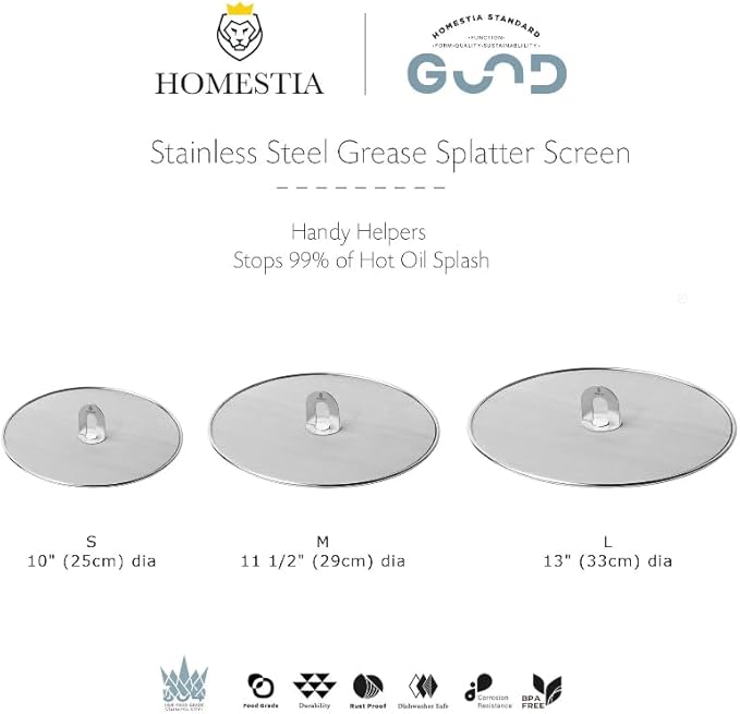 Homestia Splatter Screen for Cooking - Image 9
