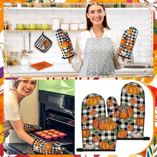 Fanfanwin 10 Pcs Fall Pumpkin Kitchen Decor Set for Home, Cooking Gift