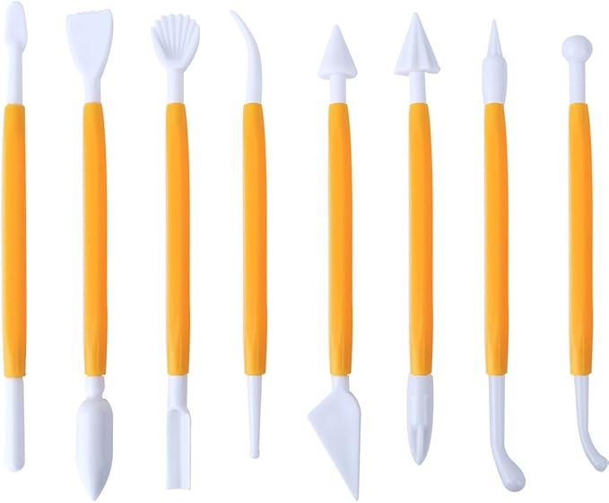 ScivoKaval Marshmallow Fondant Cake Decorating Hand Tool 12 Pcs 5 Sets Sugar - Image 2
