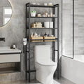 VASAGLE 4-Tier Over the Toilet Storage, Adjustable Shelves, Basket, 68.1''H