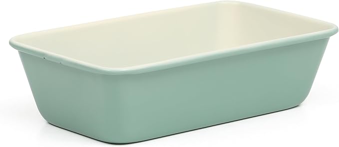 Martha Stewart Gallen 9-Inch Nonstick Carbon Steel Loaf Pan – Teal, Durable by MarthaStewart