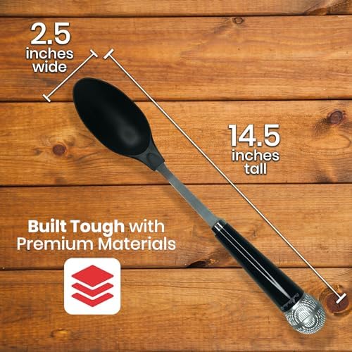 Microphone Spoon Kitchen Utensil - Fun Novelty Cooking Gadget & Unique Gift for Musicians, Singers, Karaoke Stars - Music Themed Housewares