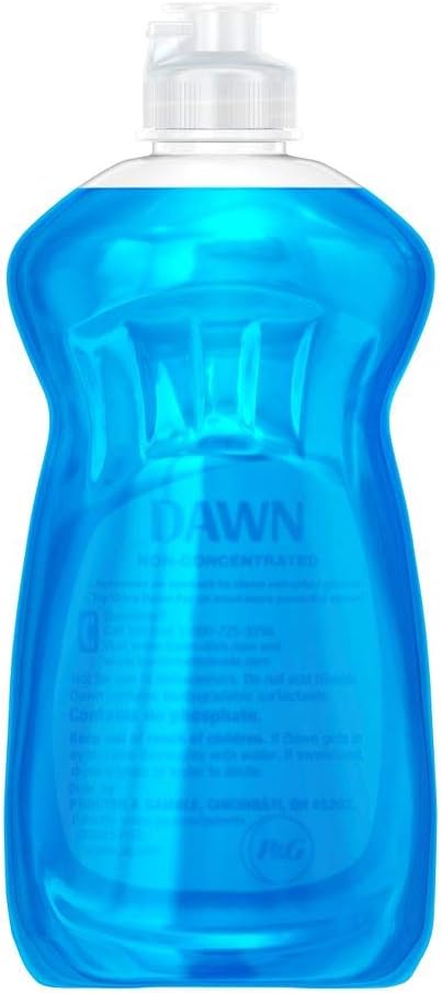 Dawn Non Concentrated Original Dishwashing Liquid, 12.6 Fluid Ounce 3 per Order