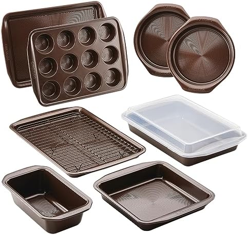 Circulon Nonstick Bakeware Set, 10-Piece Baking Pan Set
