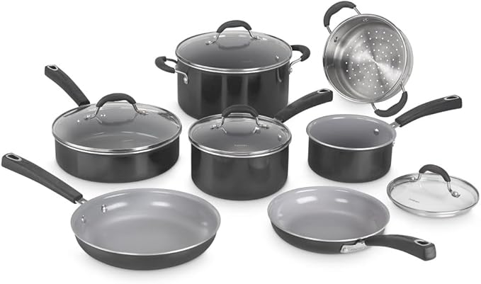 Cuisinart 11-Piece Nonstick Cookware Set, Ceramica XT by Cuisinart