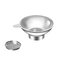 Standard Mason Jar Funnel with Strainer, Large Metal Funnel by Unknown