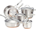 Anolon Nouvelle Stainless Steel Cookware Pots and Pans Set, 10 Piece by Anolon