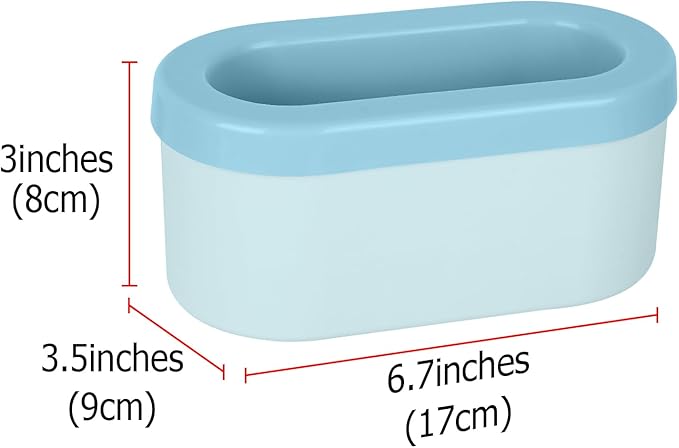 LUEXBOX Cylinder Ice Cube Mold Ice Trays, Silicone Ice Bucket, Portable Ice - Image 2