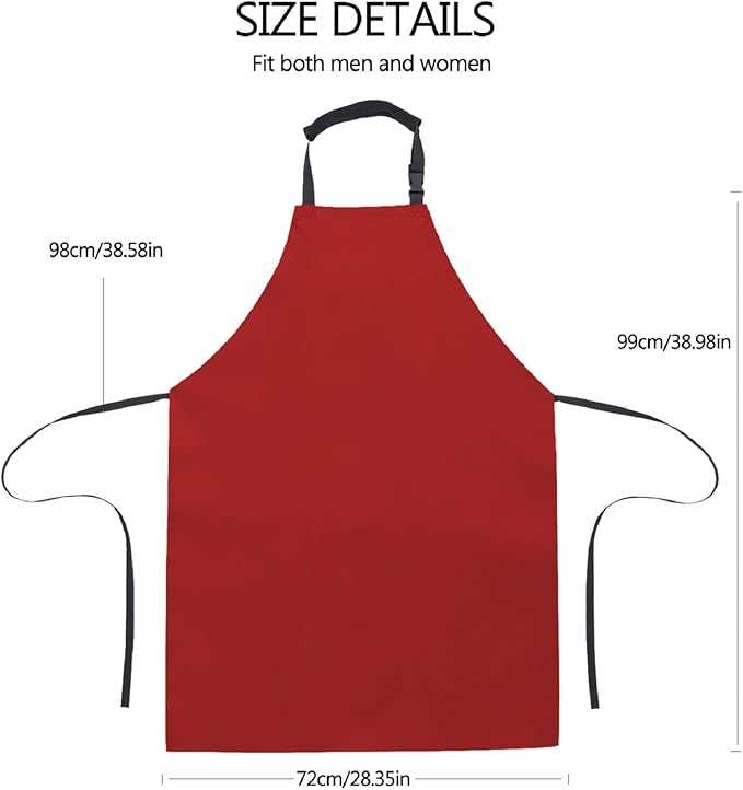 Homsolver 2 Pack Waterproof Rubber Aprons, Heavy Duty Butcher - Image 4