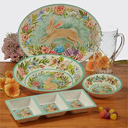 Certified International Joy Of Easter 11" Melamine Dinner Plates, Set of 6