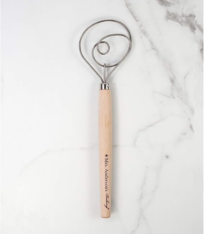 Mrs. Anderson's Baking Dough Whisk, Single-Loop, 12 Inch, 18/8 Stainless Steel - Image 2