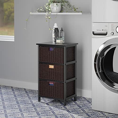 Winsome Omaha Home Storage Rack with 3 Baskets
