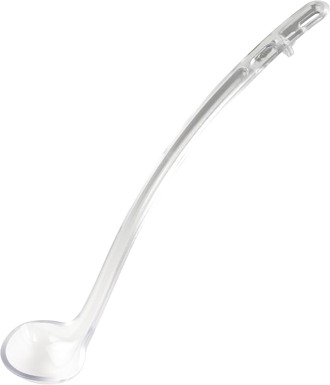 Winco One Piece Dual Spout Plastic Ladle, 1 Ounce by Winco