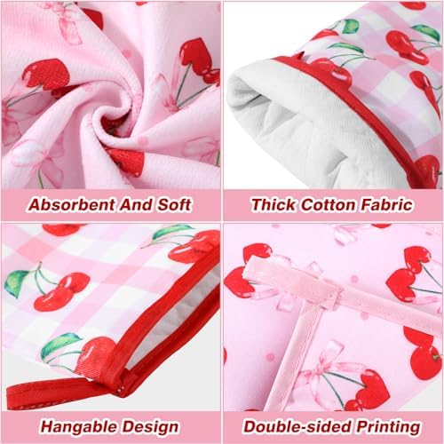 FoldTier 8 Pcs Cherry Kitchen Decoration Set for Cooking Baking