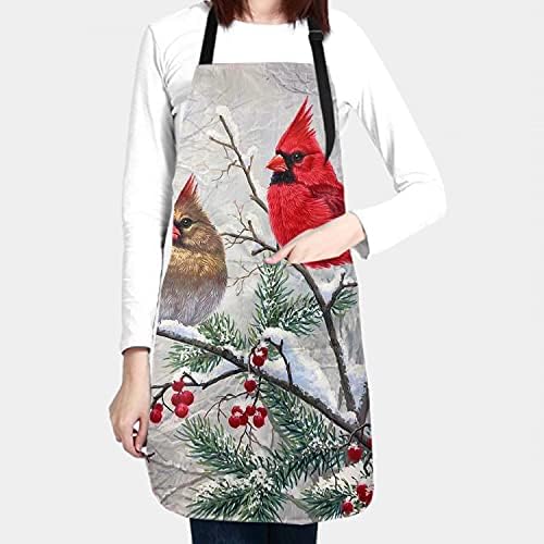 Giwawa Apron Unisex Resistant 33 x 28 inches with 2 Pockets Cooking Kitchen Aprons Suitable for BBQ Grill Drawing Haircut