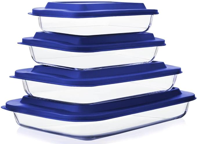 8-Piece Glass Baking Dish Set by MMCIRCO