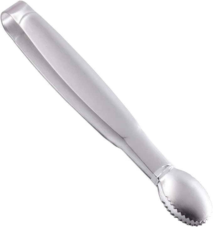 HINMAY 5" Mini Serving Tongs Set, Tiny Stainless Steel Small Tongs - Image 5