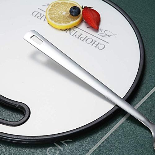 Cooking Spoon, Berglander Stainless Steel Solid Serving, Basting Spoon For Cooking, Kitchen Non-Stick And Heat Resistant, Dishwasher Safe, Easy to Clean