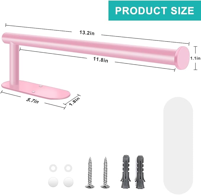 MGahyi Paper Towel Holder Wall Mount, Self Adhesive Or Drilling Paper Towel - Image 2