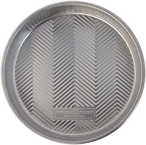 Nordic Ware Prism 9-Inch Round Cake Pan, 1 Pack, Natural