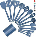 Coukre Silicone Kitchen Cooking Utensils Set, Heat Resistant, 14-Piece