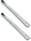 2PCS 1/32 Teaspoon Single Tiny Measuring Spoon, Small Individual Stainless by BERYLER