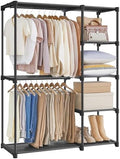 SONGMICS Portable Closet, Freestanding Closet Organizer, Clothes Rack