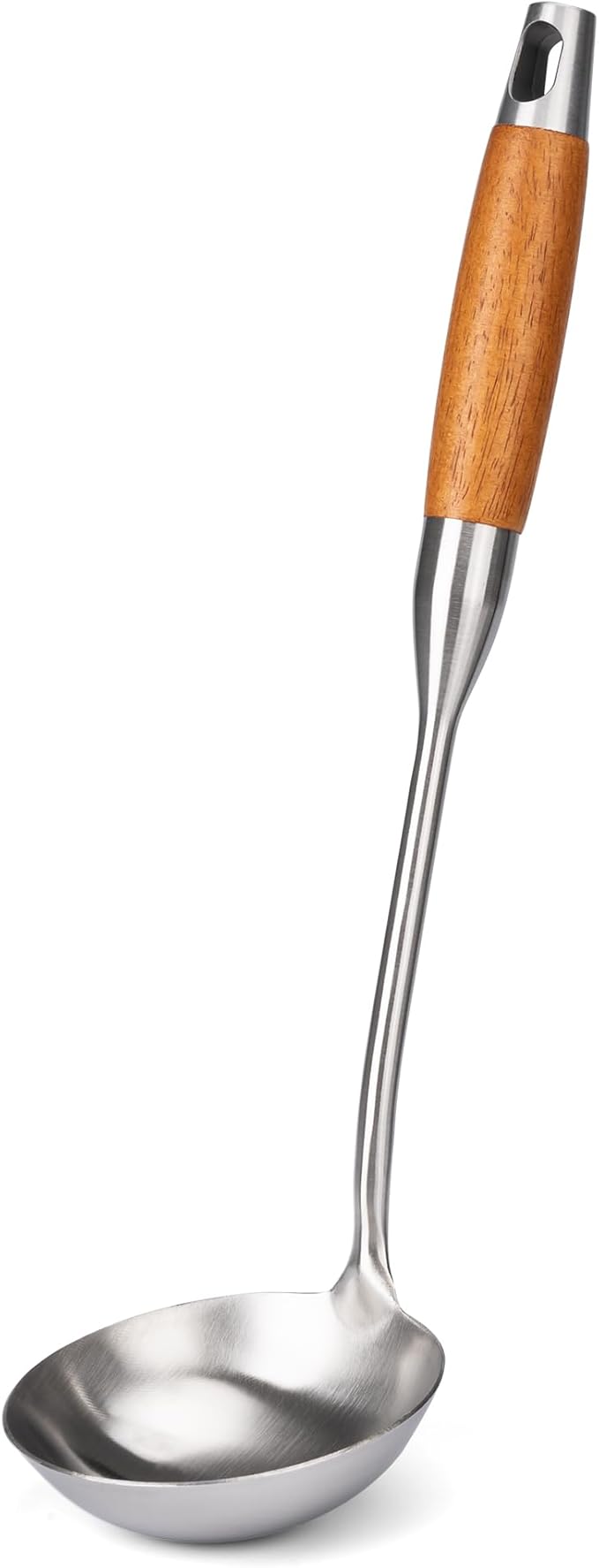 FJNATINH Soup Ladle, Stainless Steel Ladle by HOMEKITCHENTOOL