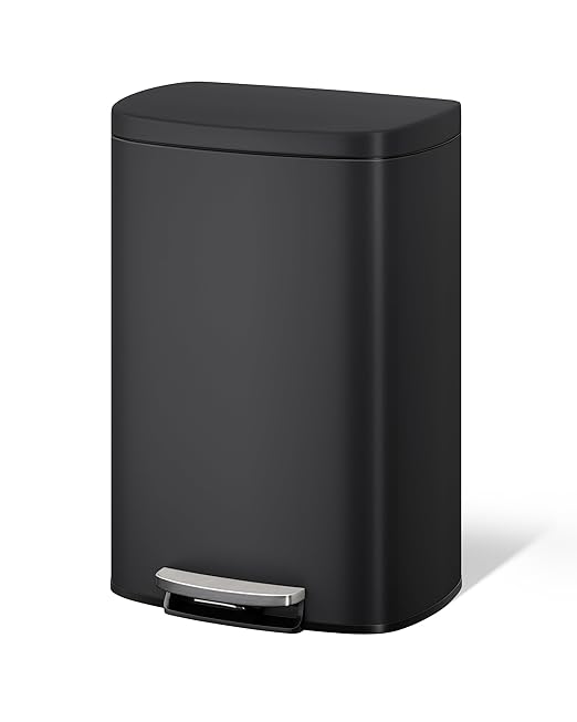 Garvee 13 gal / 50 L Metal Kitchen Trash Can by Garvee