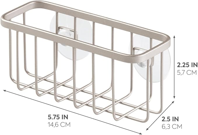 iDesign Rust-Resistant Stainless Steel Sponge Holder - Image 2