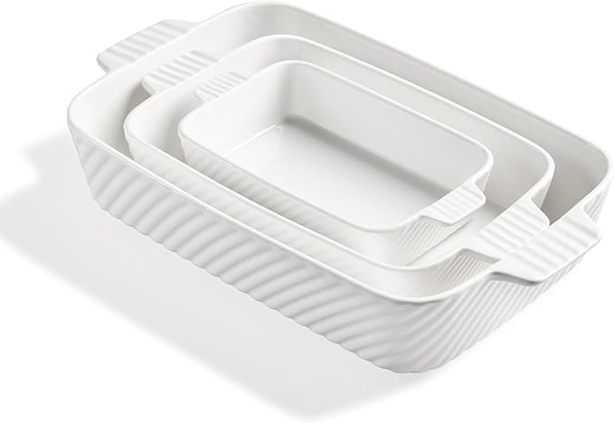 Sweejar Ceramic Baking Dish Set, Cake Baking Dish by Sweejarco1949