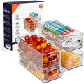 ClearSpace Plastic Pantry Organization and Food Storage Bin, 4 Pack