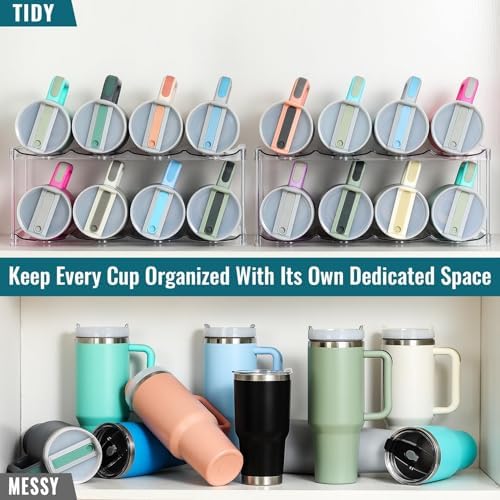 Premium Water Bottle Organizer for Stanley 40OZ & Various Bottles, Tumblers