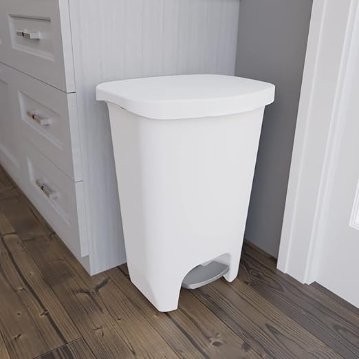 Glad 13 Gallon Trash Can 2 Pack | Plastic Kitchen Waste Bins - Image 5