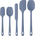 ChefAide 5 Pieces Silicone Spatula Set, Food Grade Rubber Spatula, Upgrade by ChefAide