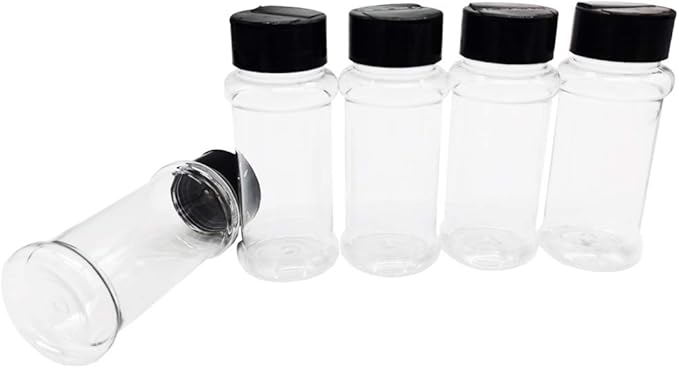 OJYUDD 16 Pack 3.4oz/100ml Plastic Spice Bottles Set, Empty Seasoning Containers - Image 8