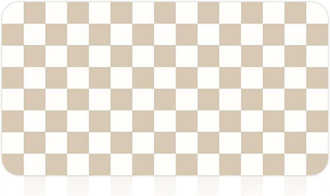 17" x 32" Checkered Dish Drying Mat - Image 9